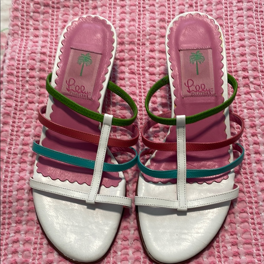 Lilly Pulitzer Multicolor Strappy Sandals